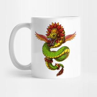 Quetzalcoatl Aztec God Mug